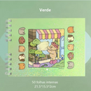 Kit Bobbie Goods - Caneta 24 Cores + Livros 48 Folhas