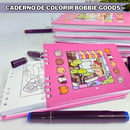 Kit Bobbie Goods - Caneta 24 Cores + Livros 48 Folhas